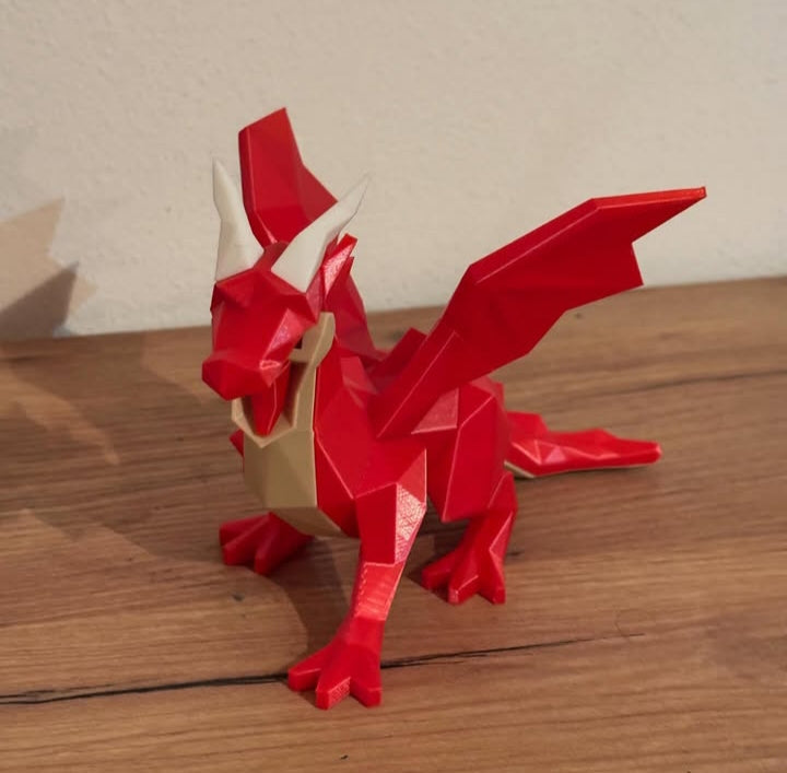 🧩 Puzzle Magnético - Dragão Grande 🐉