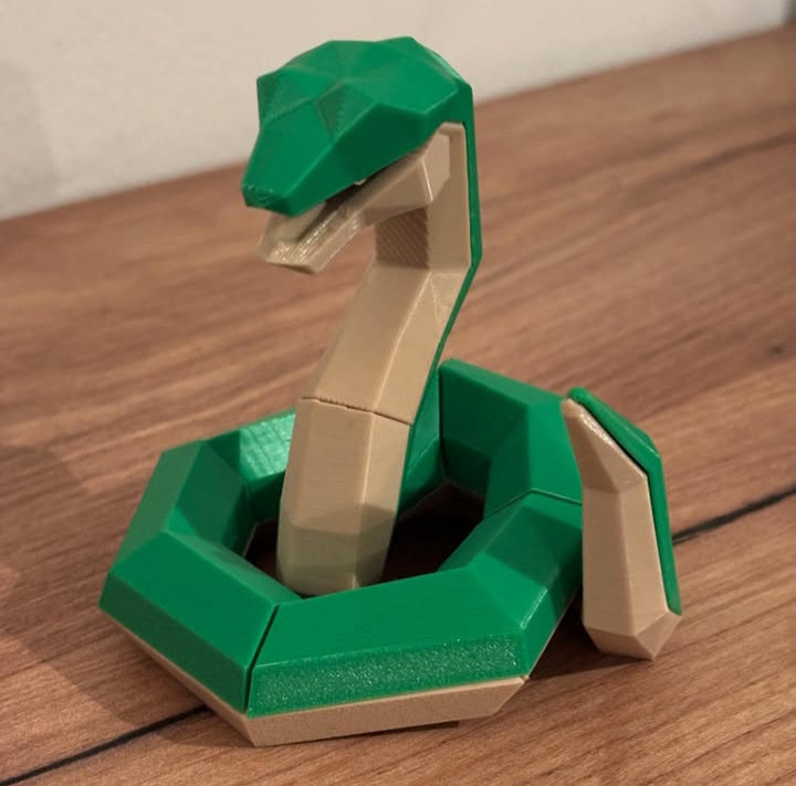 🧩 Puzzle Magnético - Cobra 🐍
