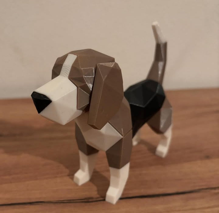 🧩 Puzzle Magnético - Beagle em Pé 🐶