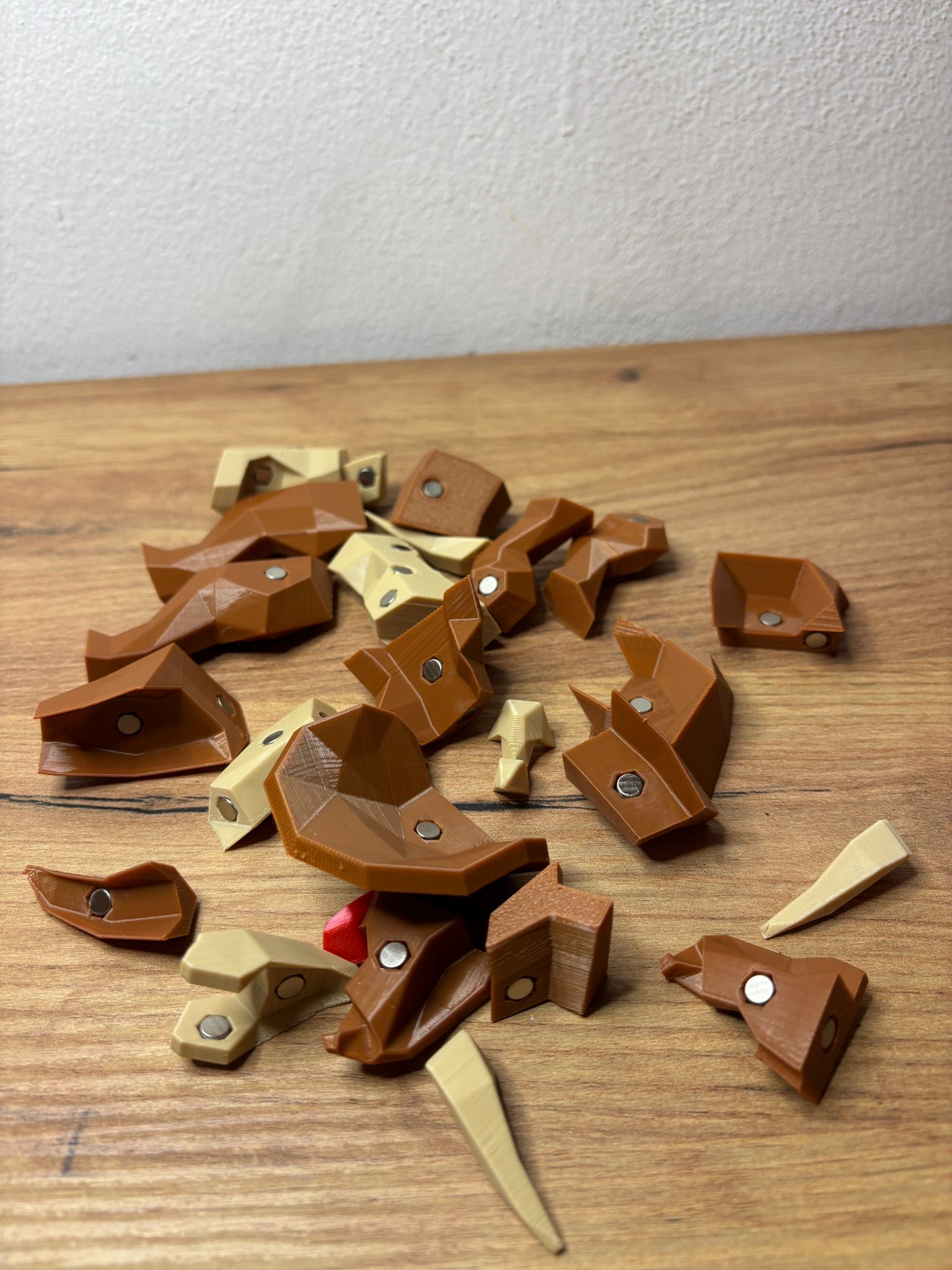 🧩 Puzzle Magnético - Triceratops 🦖