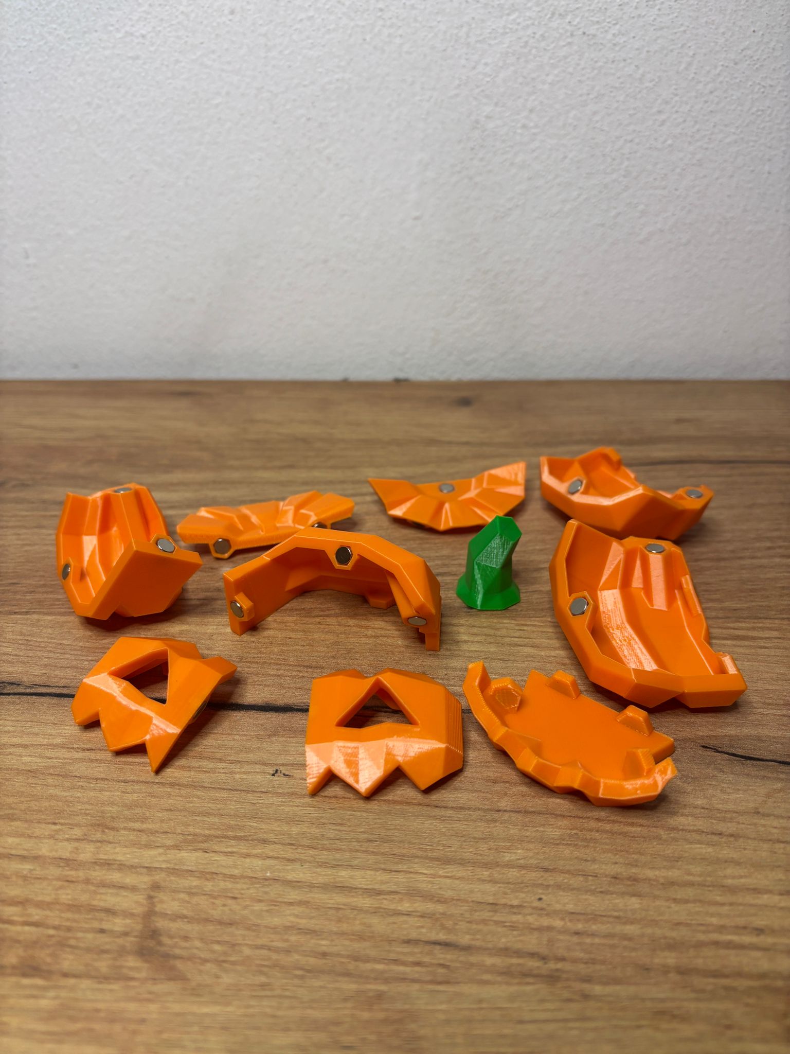 🧩 Puzzle Magnético - Abóbora 🎃