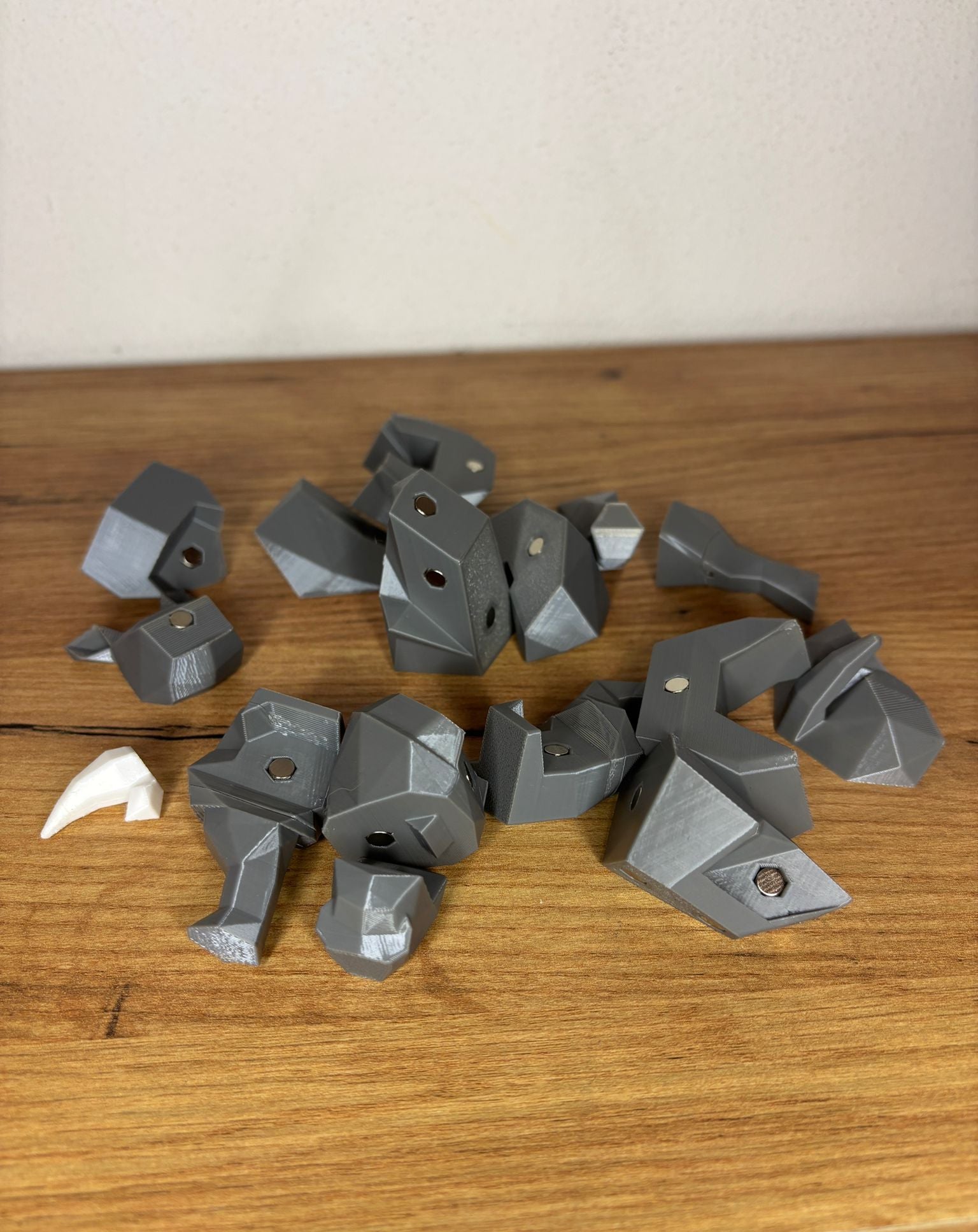🧩 Puzzle Magnético - Rinoceronte 🦏