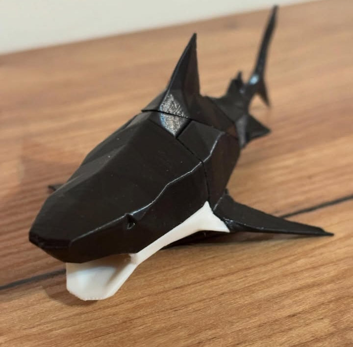 🧩 Puzzle Magnético - Tubarão 🦈