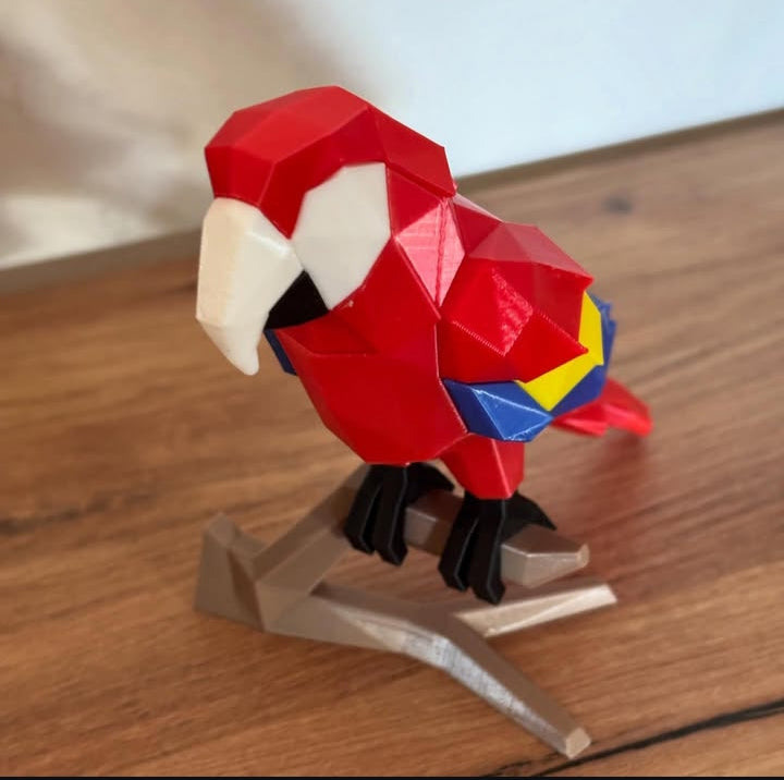 🧩 Puzzle Magnético - Papagaio 🦜
