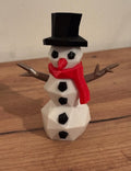 🧩 Puzzle Magnético - Boneco de Neve ⛄