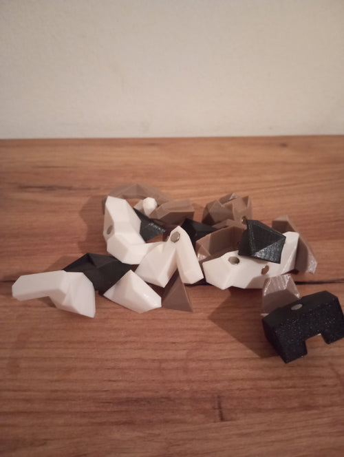 🧩 Puzzle Magnético - Beagle Sentado 🐶