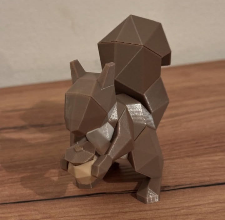 🧩 Puzzle Magnético - Esquilo 🐿️
